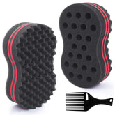Esponja FIABC para dreadlocks con huecos grandes, ideal para definir rizos.