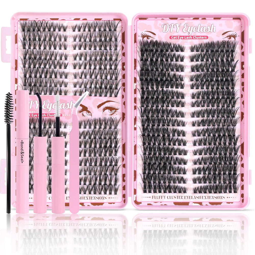 Floranest kit agrupaciones pestañas 560pcs 9-16mm: crea estilo personalizado en casa