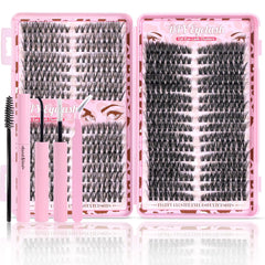 Floranest kit agrupaciones pestañas 560pcs 9-16mm: crea estilo personalizado en casa