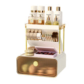 Followin organizador de maquillaje 3 niveles, bandeja superior para perfumes y joyas.