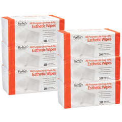Toallitas estéticas ForPro Colección Profesional 4x4 en paquete de 200 para spa