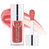 Fovcos Aceite Brillo Labial: aplicador suave y hidratante para labios sedosos.
