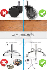 FRNIAMC Silla sillón movilidad suave en todo tipo de suelos para oficina.