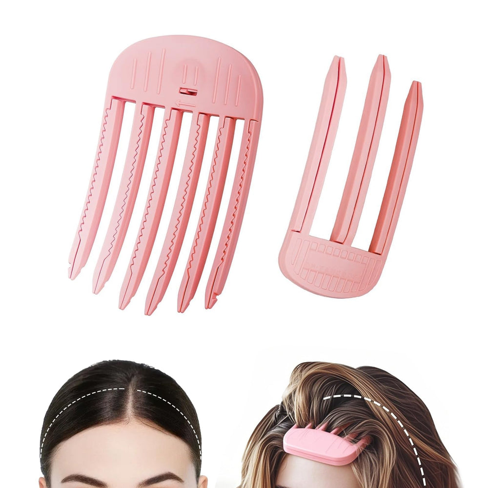 FrouJiesce Clips Volumizantes Rosa – frente, aumento suave de volumen en raíces