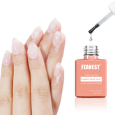FZANEST base gel transparente para uñas, acabado suave y duradero.