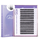 GAQQI Pestañas agrupadas GQ03 14 mm para un look natural.