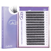 GAQQI GQ03 pestañas clusters 16 mm con aspecto natural y atractivo para la mirada