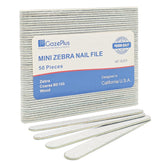 GAZEPLUS lima uñas doble cara con 80/100 grano para suavizar imperfecciones.