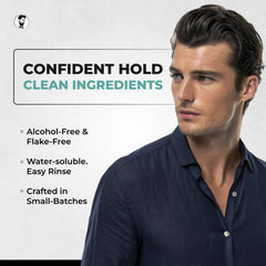 Gel transparente de Gentlemen Republic para peinado con brillo natural.
