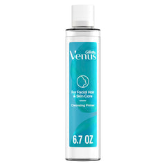 Gillette Venus primer limpieza facial para dermaplanado prepara piel suave e hidratada