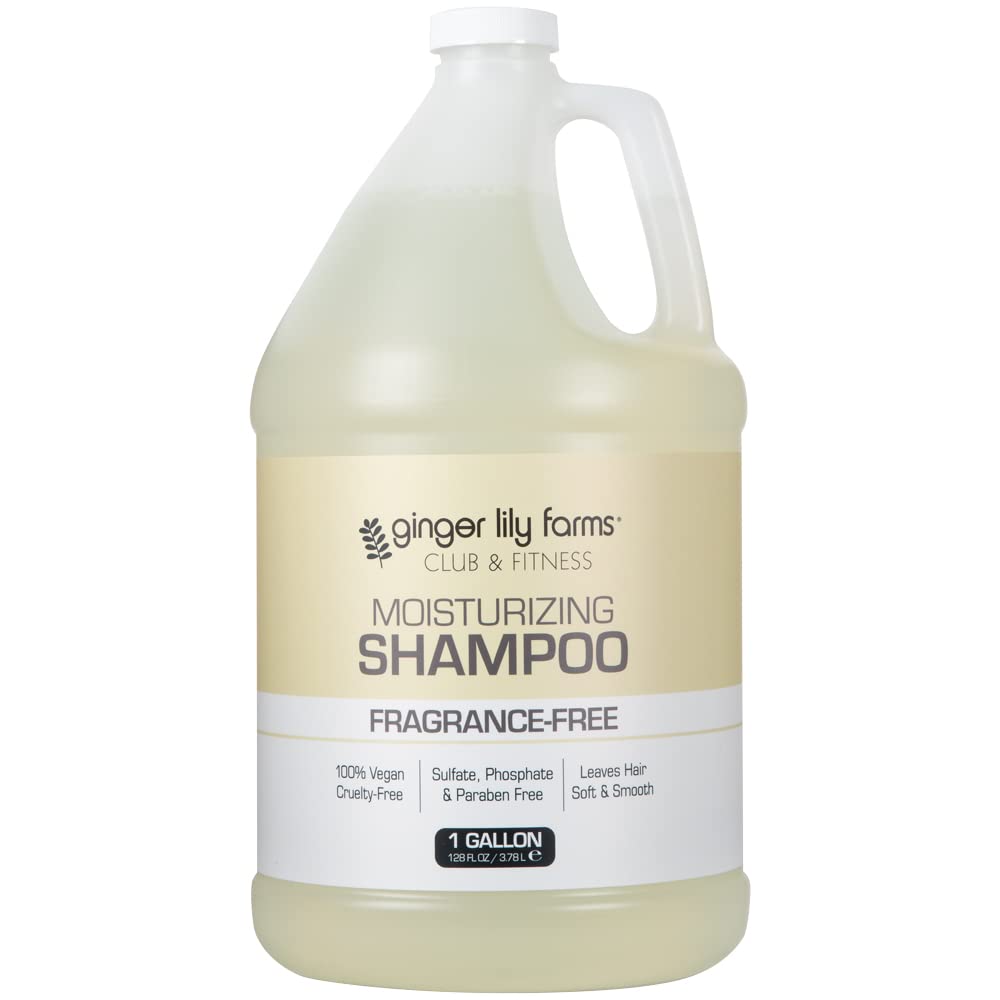 Ginger Lily Farms Champú Club & Fitness: botella para hidratación diaria en todo tipo de cabello