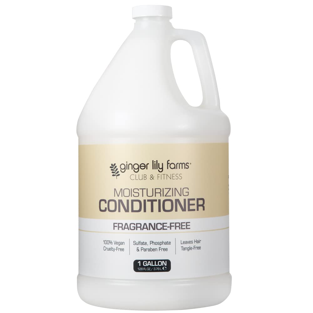 Ginger Lily Farms Club & Fitness Condicionador sin fragancia para piel sensible.