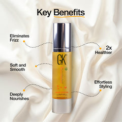 GK HAIR Aceite Argan Serum Noche: hidratación profunda para cabello suave al despertar.