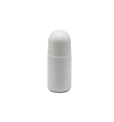 Glasstore botellas rodillo de 50 ml, blancas, adecuadas para viajes sin derrames.