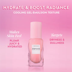 Glow Recipe aplicación diaria gel rosa, ideal para uso cotidiano tras el suero.