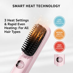 Gobrush Pro temperaturas-ajustables para distintos tipos de cabello