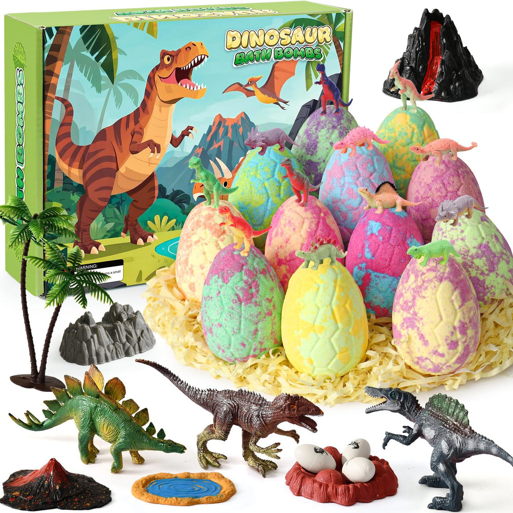 Golray bombas de baño con sorpresa de dinosaurio para horas de juego imaginativo