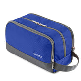 Gonex bolsa de aseo para viaje en nylon azul facilita transporte.