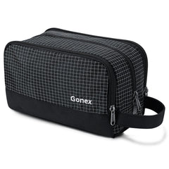 Gonex bolsa de aseo de viaje, resistente al agua, nylon duradero, ideal para viajes.