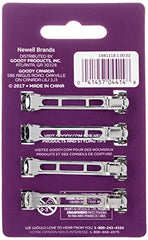 Goody clip oblongos para mujer: fijación duradera para peinado diario.