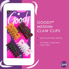 Goody Pinzas Pelo para todo el día, mejorando la sujeción