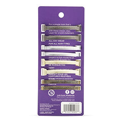 Pasadores Goody Stay Tight con agarre seguro que no resbalan, ideales para peinados rápidos.