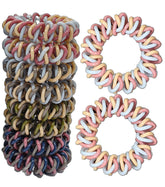 GoYoho tira espiral multicolor para cabello, desenredo sin tirar.