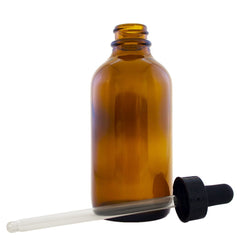 GreenHealth botella de vidrio ambar con pipeta para dosificación precisa de aceites esenciales