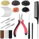 GrennMauler kit herramientas extensión pelo: conjunto completo para empezar peinados