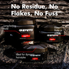 Gummy gel profesional para trenzas: define bordes y controla mechones.