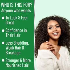 Hair Thickness Maximizer serum droplet captures micro-nourishment for healthy hair.