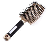 Hairstreaq cepillo desenredante con cerdas de cerda de jabalí para desenredar sin dolor