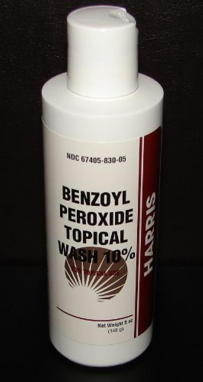 Harris Pharmaceuticals limpiador de acné con peroxido de benzoilo al 10% en botella de 5 onzas
