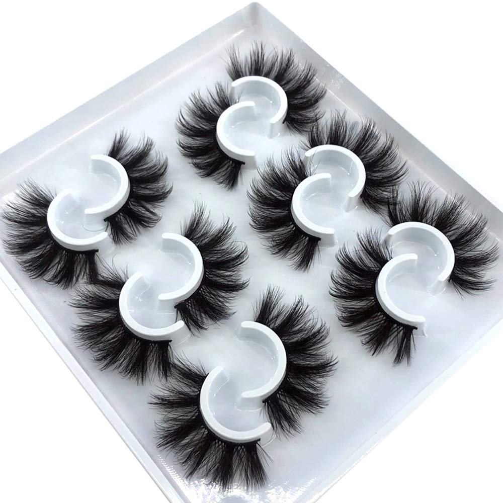 HBZGTLAD pestañas postizas esponjosas naturales en estilo 3D para un look suave