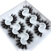 HBZGTLAD pestañas postizas esponjosas naturales en estilo 3D para un look suave