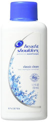 Head & Shoulders Classic Clean: paquete de dos, ideal para viajes.