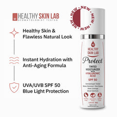 Healthy Skin Lab Protect: muestra de tono universal para acabado natural