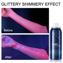 Hegafoo Brillo facial con efecto holográfico para iluminación suave.