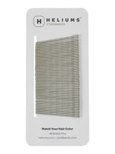Heliums horquillas gris mate 2 pulgadas, onduladas, ideal para recogidos discretos.