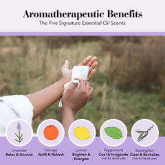 Herban Essentials: toallitas aromaterapia lavanda para sensación calmante