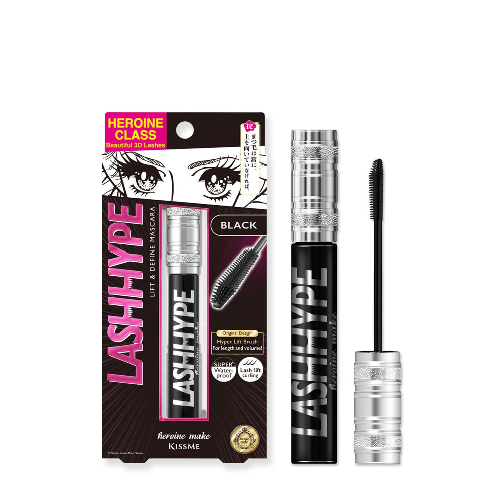 Heroine Make Lash Hype: cepillo hiperlift para levantar y separar pestañas.