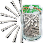 HiJeaton clips alligator grandes 6 cm, estructura robusta para lazos.