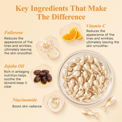 HKH Suero Vitamina C - Aplicación en rostro para tono más uniforme.
