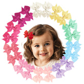 Hoewina lazos para bebé en colores vivos, ideal para combinar con outfits.