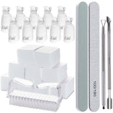 Hoewina kit para quitar gel de uñas con clips antideslizantes para mayor estabilidad.