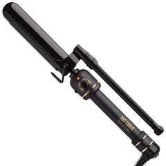 Rizador Hot Tools Pro Artist con barra negro dorado para rizos suaves y brillantes.