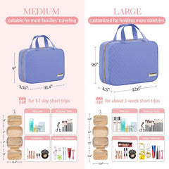 HOTOR bolsillos transparentes para ubicar cosméticos sin abrir la bolsa.