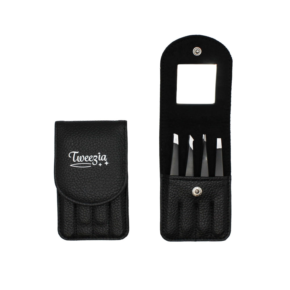 TWEEZIA pinzas de acero inoxidable para depilación facial con precisión