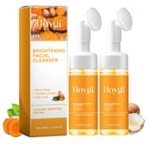HOYGI limpiador facial curcuma espuma para limpieza suave de la piel