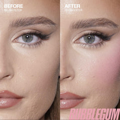 Aplicador del rubor líquido Huda Bubblegum para una aplicación precisa